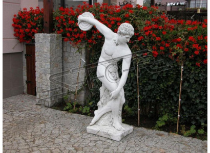 Diskobolos Statue Olympia Figur Gaart Dekoratioun Figuren Skulptur