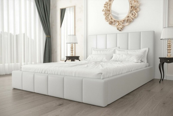 Doppelbett Luxus Samett Stoff Bett schlofzëmmer Design 160x200cm