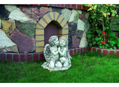 Engel Kanner Skulptur Design Figur Statu Gaart Figuren Dekor Statuen