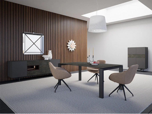 Iesszëmmer Iessdësch Luxus Ariichtung Dësch Design Miwwelen Stil Modern Nei