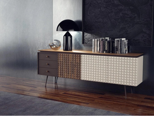 Iesszëmmer Miwwelen Sideboard Luxus Nei Ariichtung Luxus Holzkascht