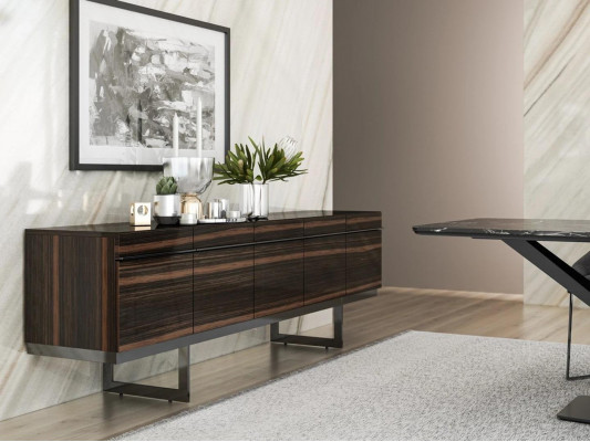Iesszëmmer Neimodëbel Sideboard Modern Kommode Design Holzschaf Neien