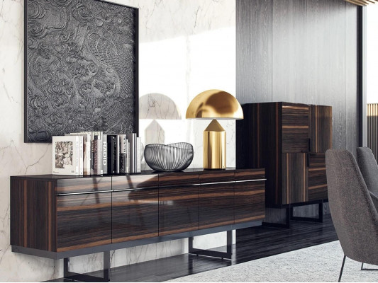 Iesszëmmer Set 7tlg Luxus Iessdësch 4x Still Design Kommode Sideboard Nei