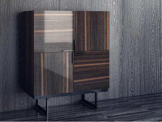 Iesszëmmer Set 7tlg Luxus Iessdësch 4x Still Design Kommode Sideboard Nei