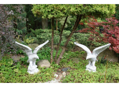 Figur Adler Gäert Statu Dekorativ Skulptur Skulpturen Figuren Statuen