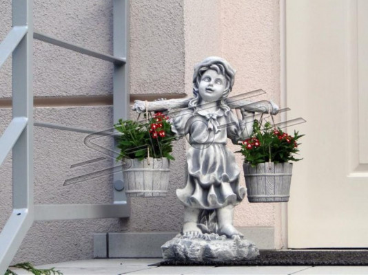 Figur Blummekübel Planz Dekoratioun Kübel Blummendëpper Dekor Figur Gaart