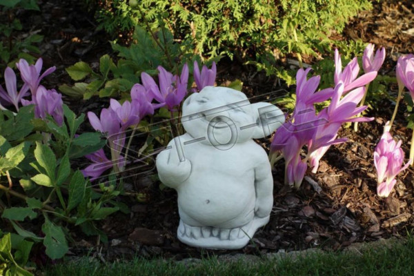 Skulptur Statue Gaart Dekoratioun Dekor Stinkefanger Mëttelfanger Statuen