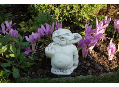 Skulptur Statue Gaart Dekoratioun Dekor Stinkefanger Mëttelfanger Statuen