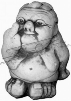 Figur Statue Gaart Dekoratioun Deko Sténkefanger Mëttelfanger Wäiss Statuen