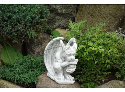 Figur Däiwel Gaart Drak Statu Skulptur Skulpturen Figuren