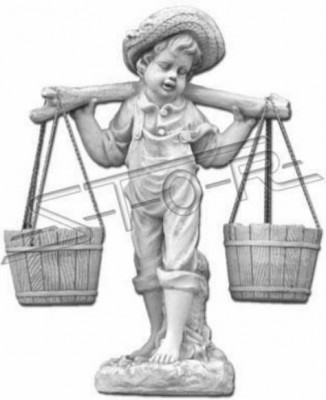 Figur Wäiss Blummekueder Planz Kuebelen Dekoratioun Figur Blummepoten Gaart