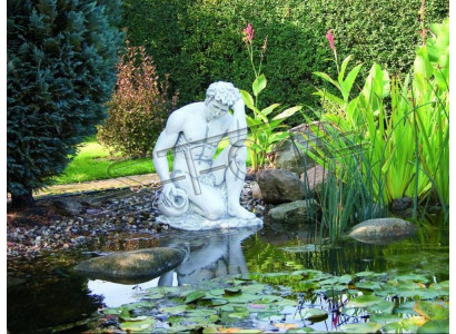 Fontainen Dëppchen Figur Adam Statu Figuren Skulpturen Dekorativ Statuen