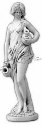 Springbrunnen Tuerm Figur Eva Statuen Figuren Skulpturen Statuen Skulptur