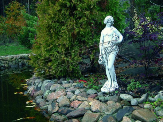 Springbrunnen Tuerm Figur Eva Statuen Figuren Skulpturen Statuen Skulptur