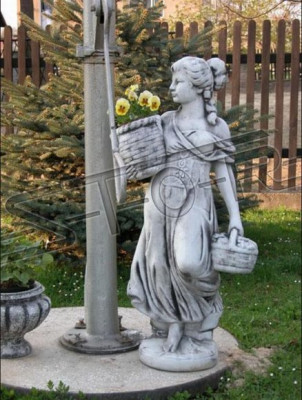 Damm 110cm Skulptur Design Figur Statue Gaart Figuren Statuen