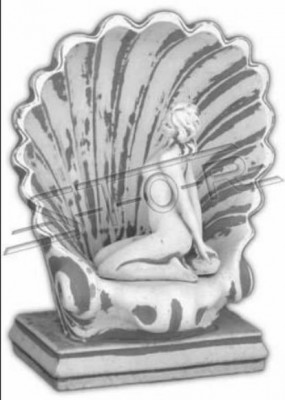 Damm 41cm Skulptur Design Figur Statue Gaart Figuren Statuen