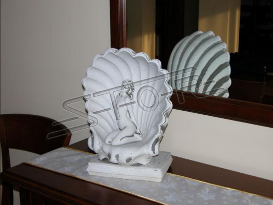 Damm 41cm Skulptur Design Figur Statue Gaart Figuren Statuen