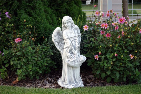 Damm 63cm Skulptur Design Figur Statue Gaart Figuren Statuen