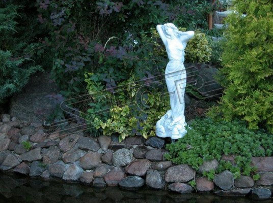 Damm 69cm Skulptur Design Figur Statue Gaart Figuren Statuen