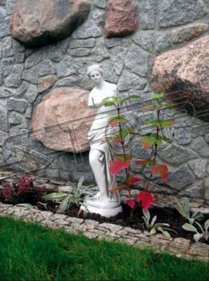 Damm 70cm Sculptur Design Figur Statu Gaart Figuren Statuen