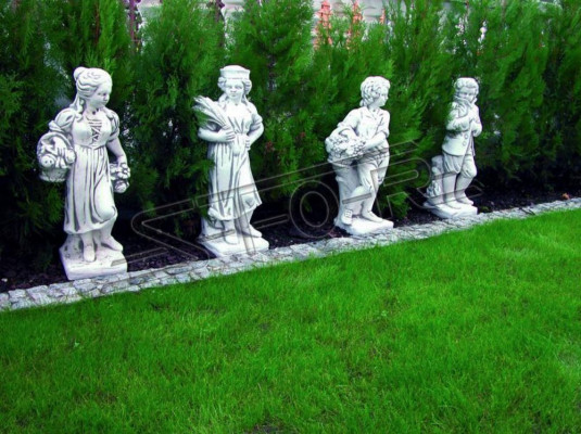 Damm 75cm Skulptur Design Figur Statue Gaart Figuren Statuen