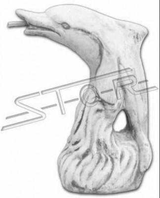 Gaart Dekor Delfin Statu Skulptur Figuren Skulpturen Designer