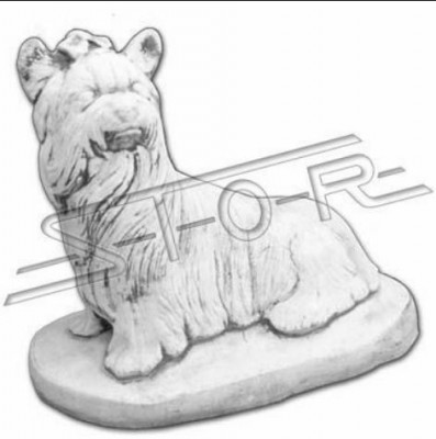 Gartendeko Hond Statu Skulptur Figuren Skulpturen Designer Figur