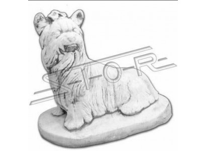 Gartendeko Hond Statu Skulptur Figuren Skulpturen Designer Figur