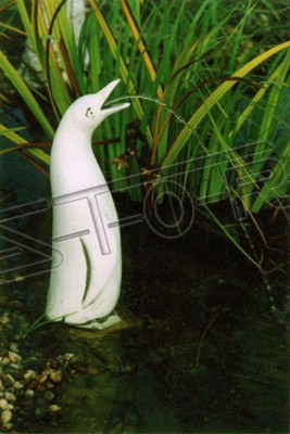 Gaartendeko Pinguin Statu Skulptur Figuren Skulpturen Designer Figur