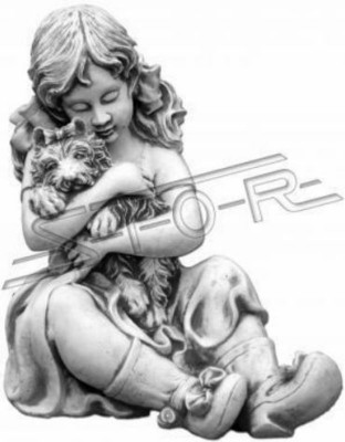 42cm Dekoskulptur Designfigur Statue Gaartfiguren Statuen