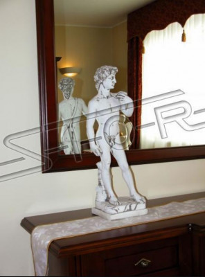 Gaart Dekoratioun 59 cm David Terrassesteen Figuren Figur Deko Skulptur