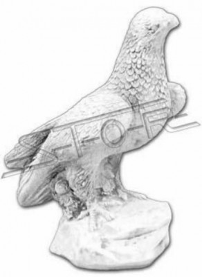 Gaart Dekoratioun Adlerstatu Skulptur Figuren Skulpturen Designer