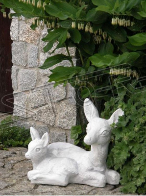 Gaarten Dekoratioun Bambi Terrass Steen Figuren Figur Dekorativ Statue