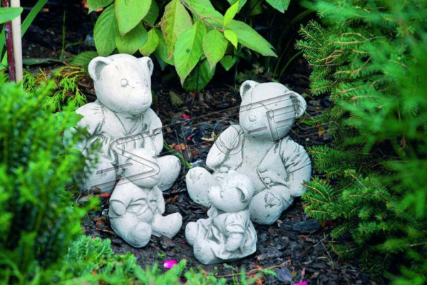 Gaart Dekoratioun Bär Terrass Steen Figuren Figur Deko Statue