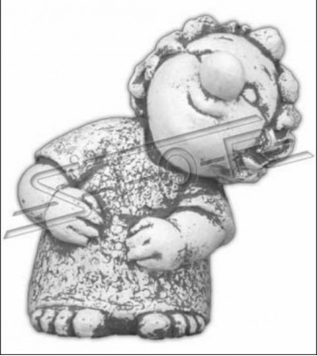 Gaart Dekoratioun Deko Statu Skulptur Figuren Skulpturen