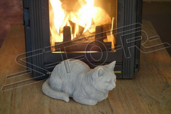 Gaart Dekoratioun Dekorativ Kaz Terrass Steen Figuren Figur Statuette