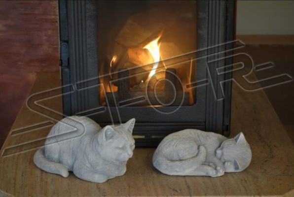 Gaart Dekoratioun Dekorativ Kaz Terrass Steen Figuren Figur Statuette