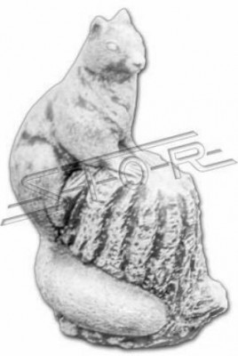 Gaart Dekoratioun Eekhoorn Terrass Steen Figuren Deko Figur Statuett