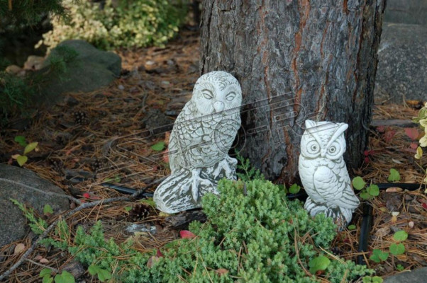Gaart Dekoratioun Uhu Terrass Steen Figuren Natur Figur Dekorativ Statu