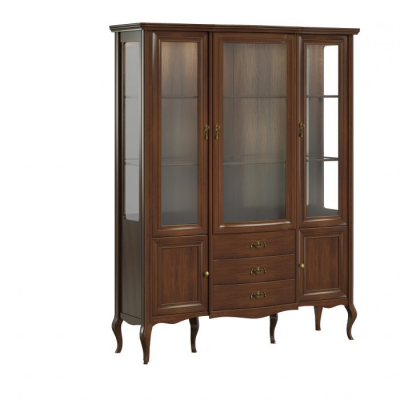 Grousse Schaf Vollmassiv Echt Holz Rustikal Klassesch Vitrin Vitrine Schaf PR-W3