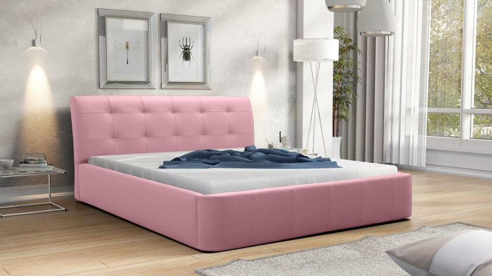 Klassescht Bettergestell Gepolstert Bett Hotel Lieder Textil Better Stoff 180x200cm