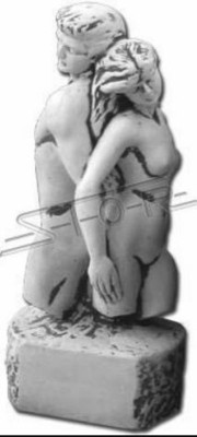 Adam & Eva Skulptur Design Figur Statue Gaart Figuren Statuen