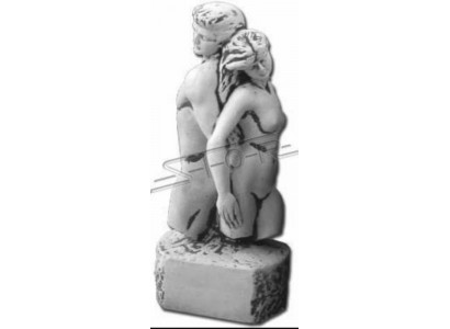 Adam & Eva Skulptur Design Figur Statue Gaart Figuren Statuen