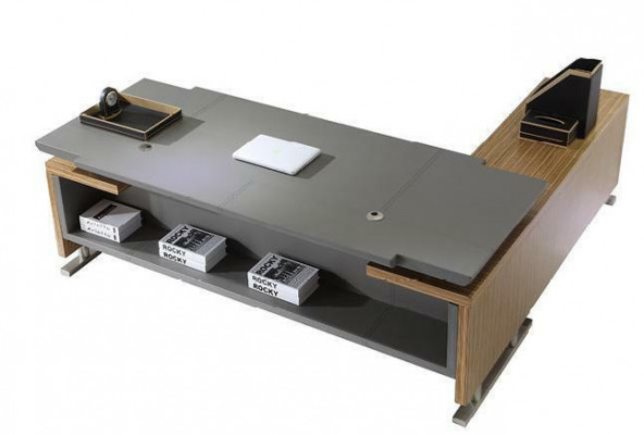 Komplett Set Miwwelen 2tlg. Schreifdësch Designer Büro Aarbechtszëmmer Sëtzmiwwel