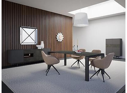 Luxe Iesszëmmer Set Iessdësch 4x Still Design Modern Ariichtung Nei