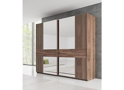 Luxus Holzschaf Modern Schlofkummer Design Kleederschaf Glastüren