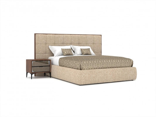 Luxus Miwwelen Schlofkummer Modern Set 5 Stéck Duebelbett 2x Nuetsdëscher Nei