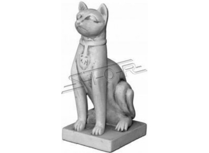 Ägyptesch Kazestatue Figur Statuen Gaart Dekoratioun Terrass