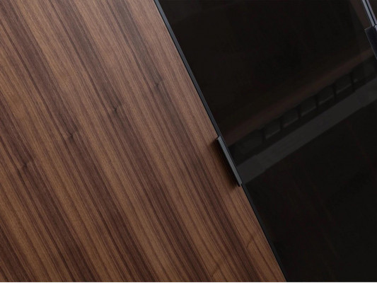 Modernen Schafschaf Schlofzëmmer Design Holzschaf Luxus Schaf mat Glasdieren