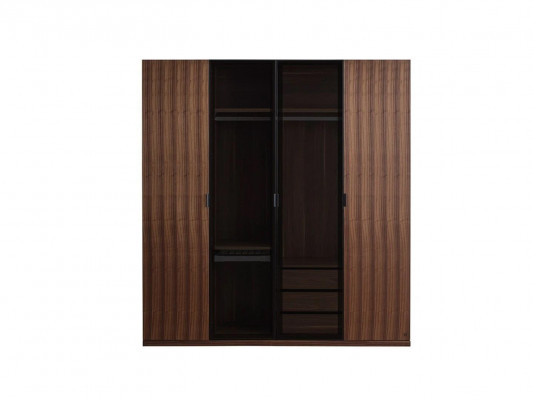 Modernen Schafschaf Schlofzëmmer Design Holzschaf Luxus Schaf mat Glasdieren